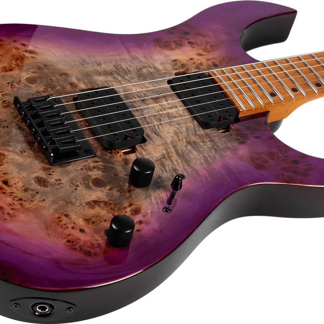 Electric Guitar Spira S-450 Tpp Trans Purple Gloss Free Setup