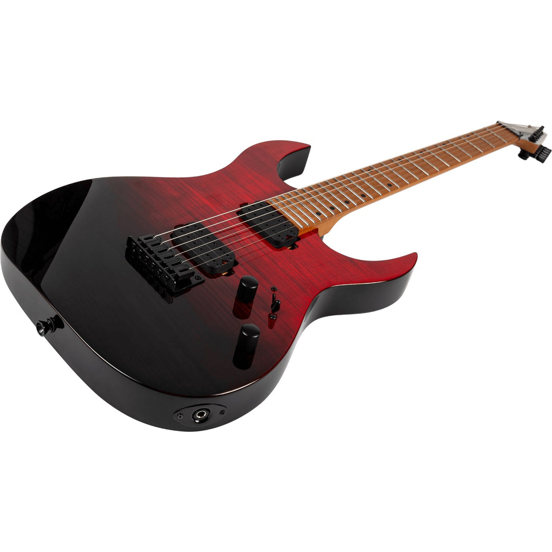 Electric Guitar Spira S-450 Trd Trans Red Gloss Free Setup
