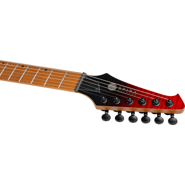 Electric Guitar Spira S-450 Trd Trans Red Gloss Free Setup