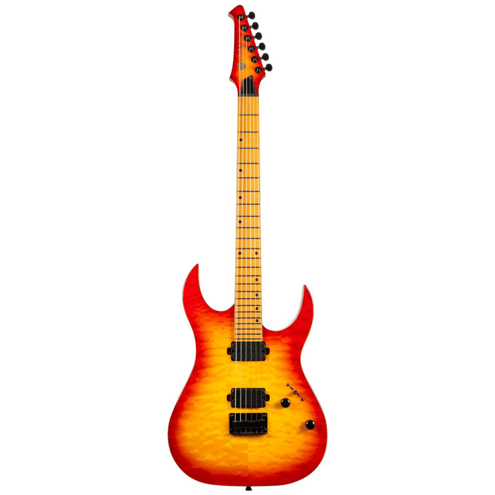 Electric Guitar Spira S-500 Qfb Trans Fireburst Gloss Free Setup