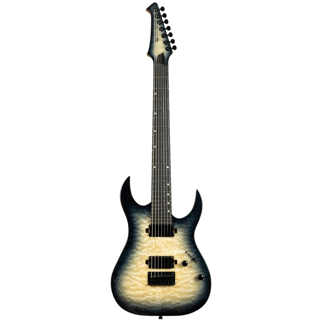 Electric Guitar Spira S-507 QGY E Trans Grey 7 STRING Free Setup