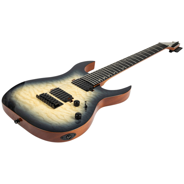Electric Guitar Spira S-507 QGY E Trans Grey 7 STRING Free Setup