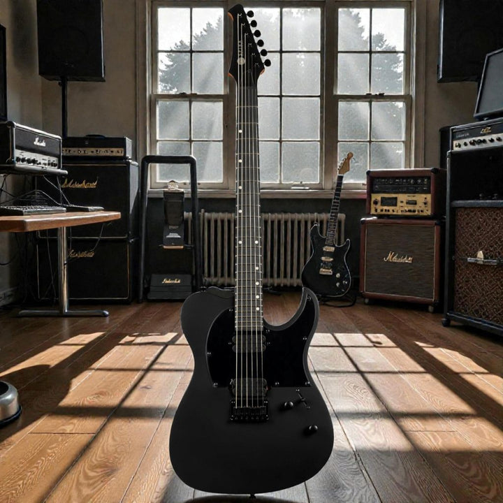 Electric Guitar Spira T-400 Mbk Black Satin Free Setup