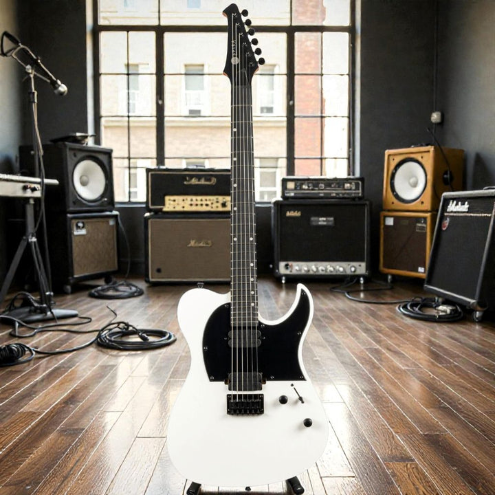 Electric Guitar Spira T-400 Mwh White Satin Free Setup