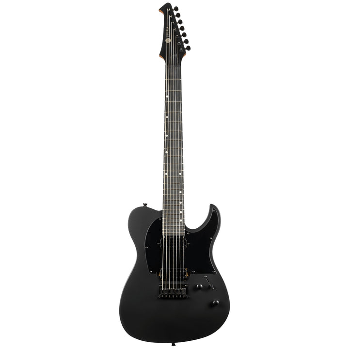 Electric Guitar Spira T-407 Mbk Black Satin 7 String Free Setup