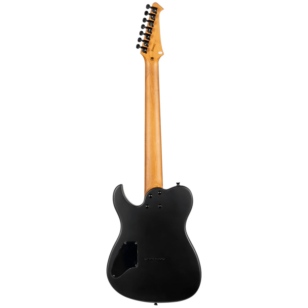 Electric Guitar Spira T-407 Mbk Black Satin 7 String Free Setup