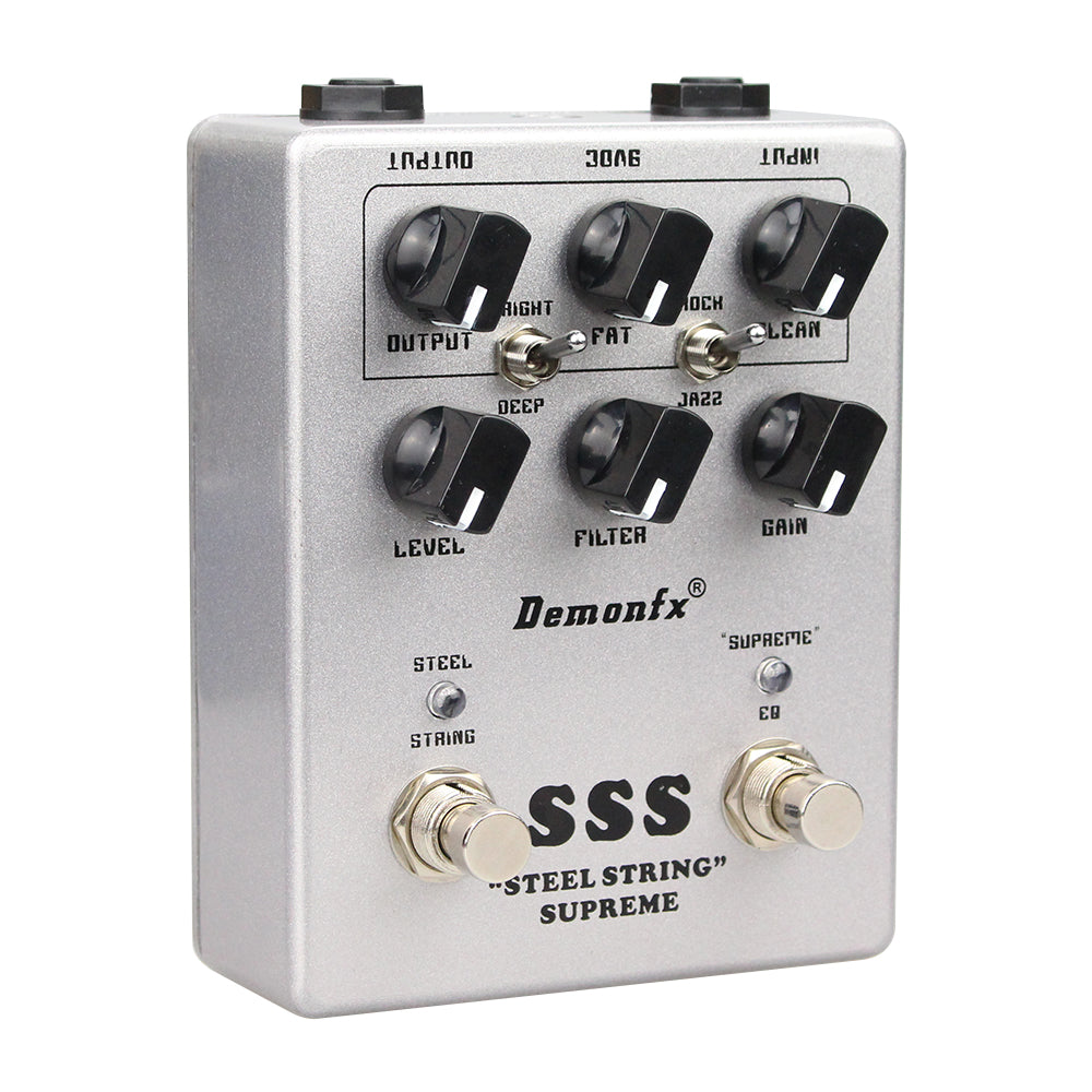 DemonFx Steel String Supreme Overdrive Vertex SSS Clone Pedal