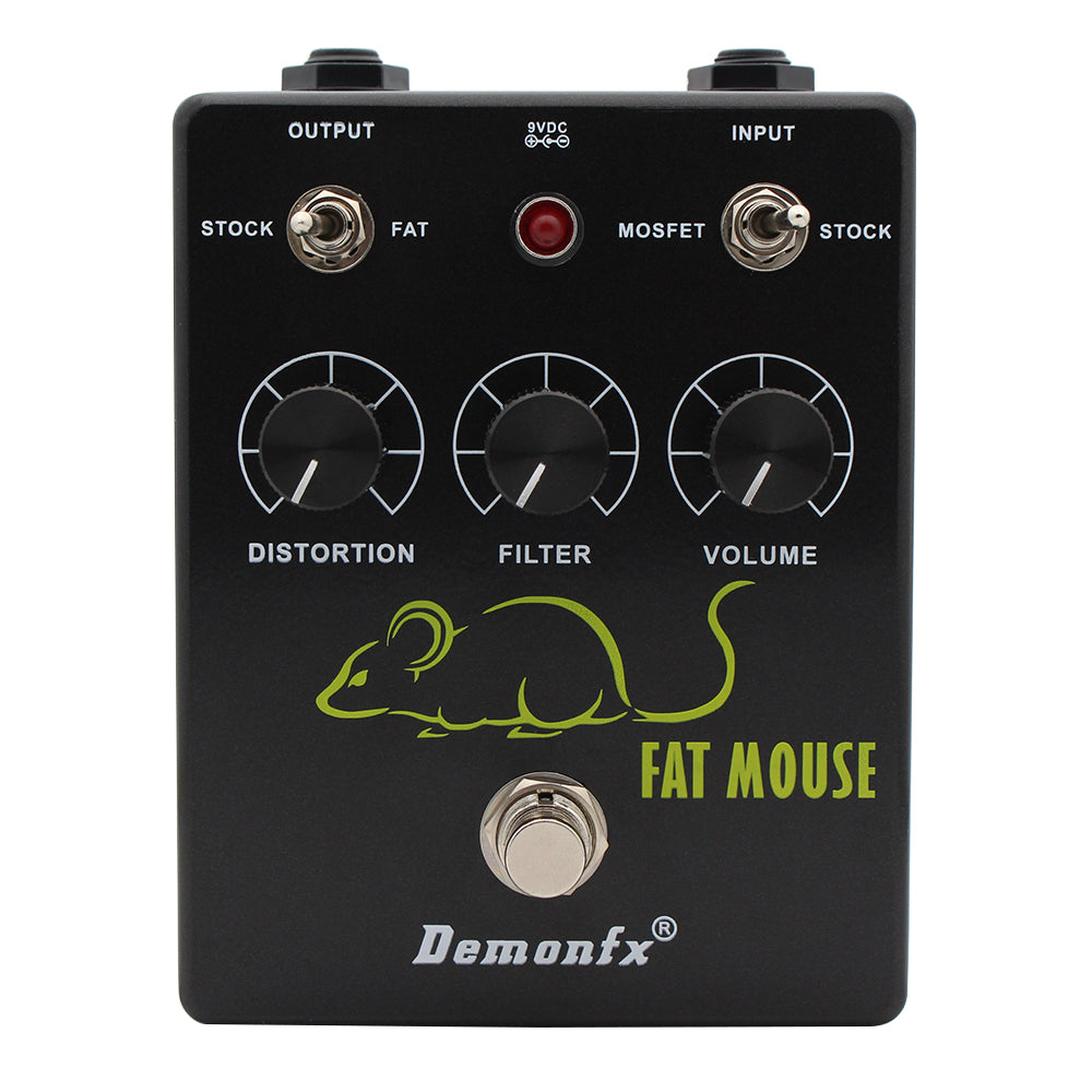 DemonFx Fat Mouse Distortion Fuzz Pro Co Sound Fat Rat Clone Pedal