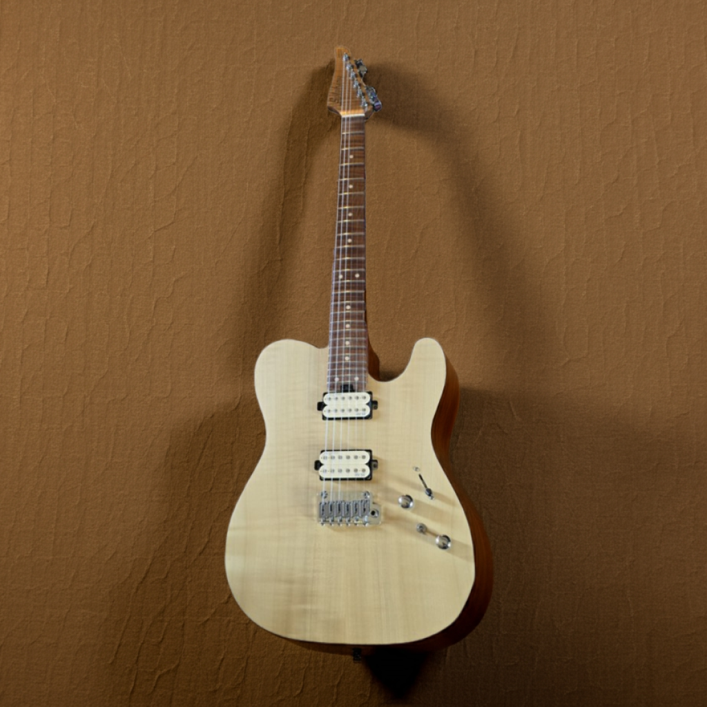 Electric Guitar Soloking MT-1 FM 24 ARTISAN FMN HH NATURAL SATIN