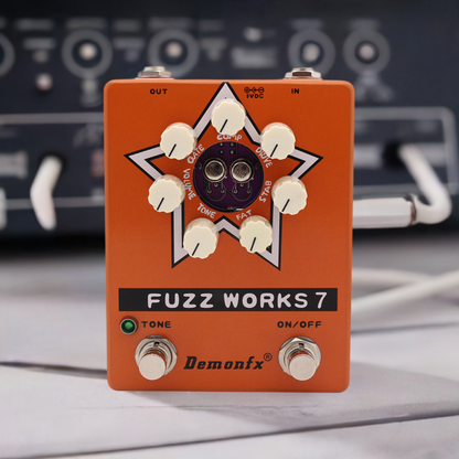 DemonFx Fuzz Works ZVEX Fuzz Factory 7 Clone Pedal