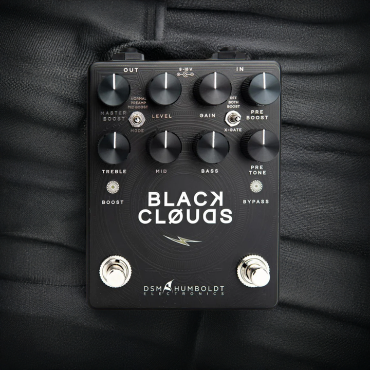 DSM &amp; Humboldt Electronics Black Clouds High-gain Distortion and Boost Pedal