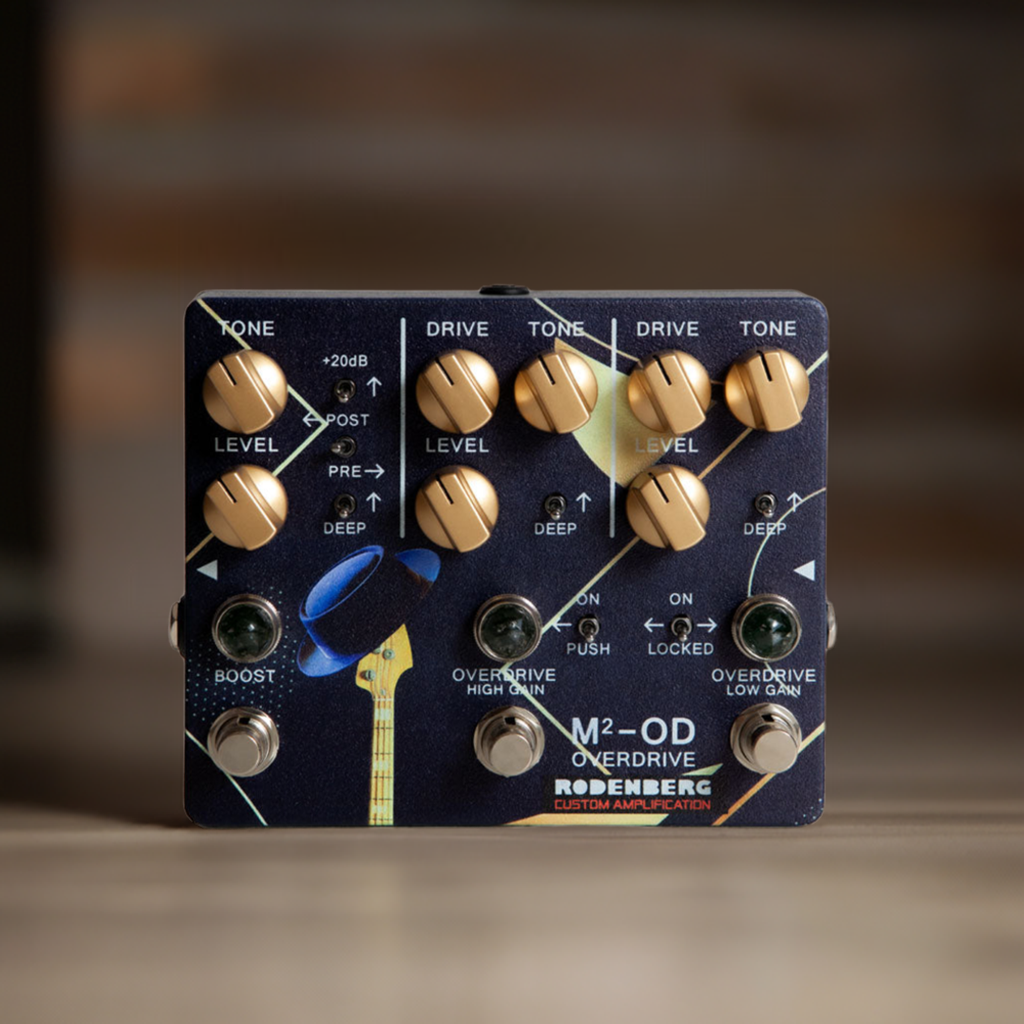 Rodenberg M2-OD Overdrive for Bass Sound Design by Marcus Miller and Uli Rodenberg