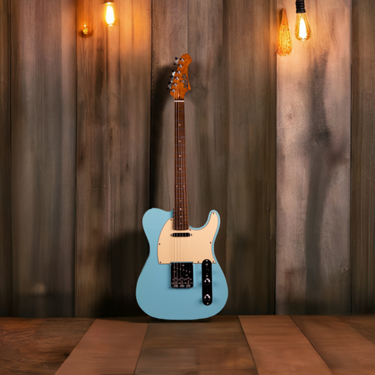 Electric Guitar Jet Guitars JT300 BLR Sonic Blue Free Setup