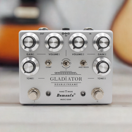 DemonFx Gladiator Double Preamp Electric Guitar Pedal DemonFx Gladiator Double Preamp Electric Guitar Pedal