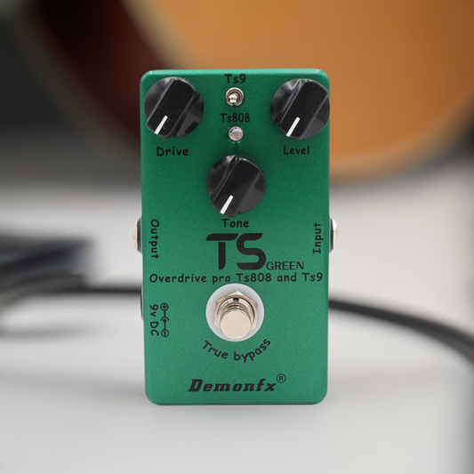 DemonFx Ts Green Overdrive Tube Screamer Pedal Clone