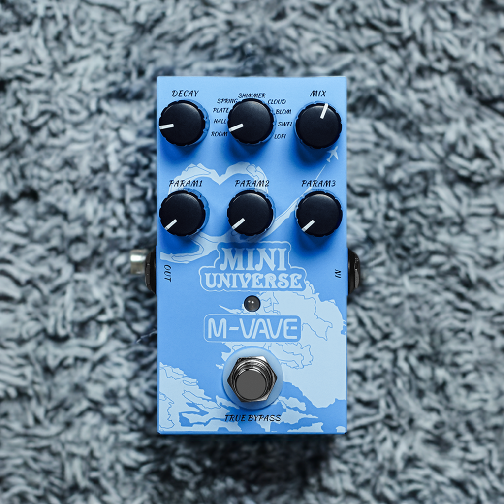 M-VAVE Mini Universe 9 Digital Reverb Electric Guitar Effects