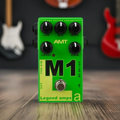 AMT Electronics M1 Cab Sim Distortion Pedal MARSHALL