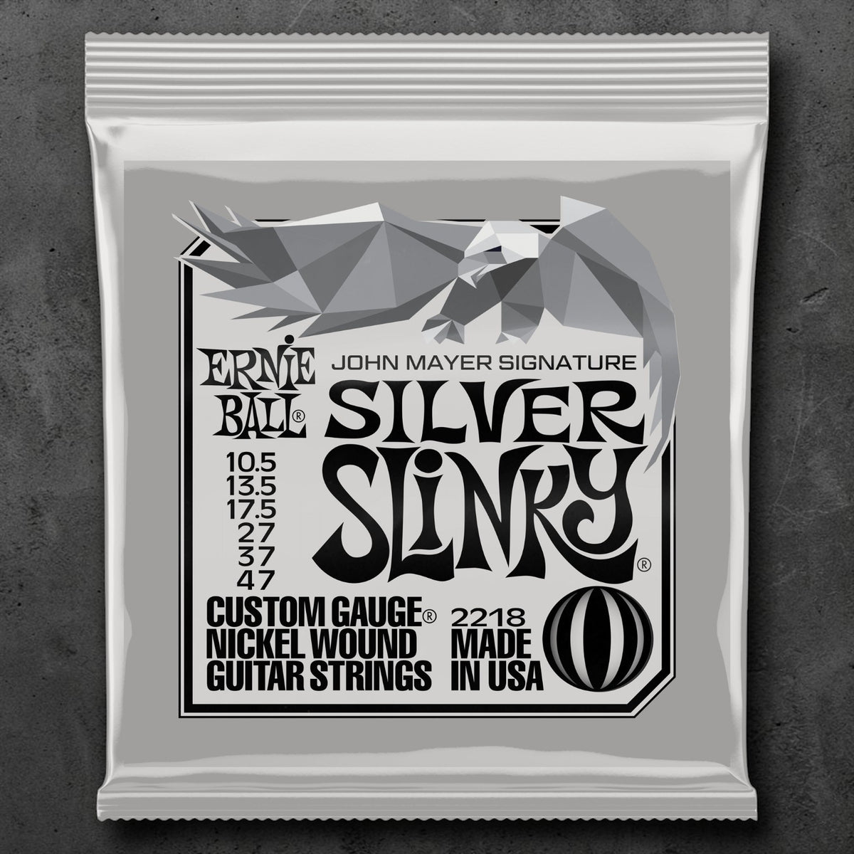 Ernie Ball P02218 John Mayer Silver Slinky Signature Electric Guitar Strings