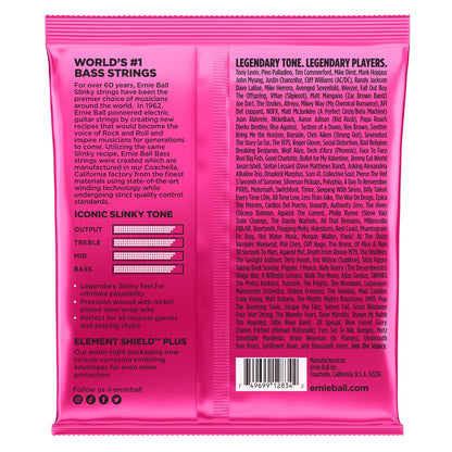 Ernie Ball P02834 Super Slinky Nickel Wound Electric Bass Strings 45-100 Gauge