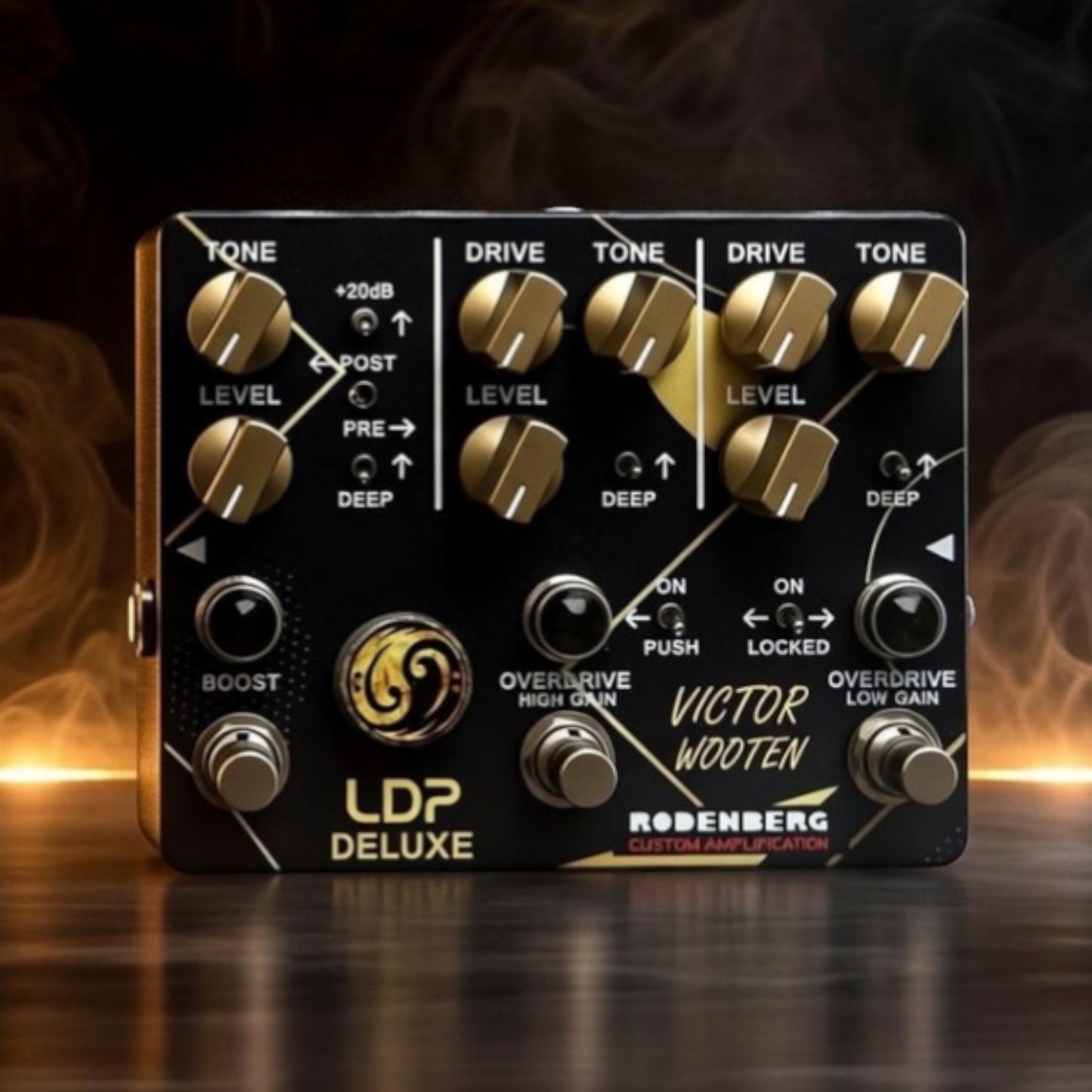 RODENBERG LDP DELUXE for Bass Victor Wooten Signature High Gain OD Low Gain OD Boost