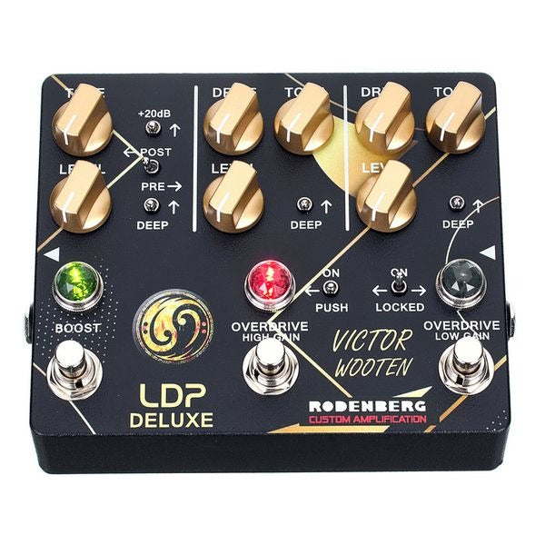 RODENBERG LDP DELUXE for Bass Victor Wooten Signature High Gain OD Low Gain OD Boost