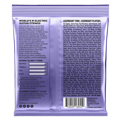 Ernie Ball P02219 Silky Slinky Nickel Wound Electric Guitar Strings 9.5-48 Gauge