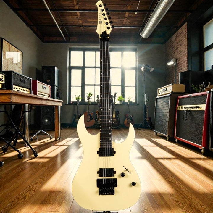Electric Guitar Spira S-420 AWH Antique White Free Setup