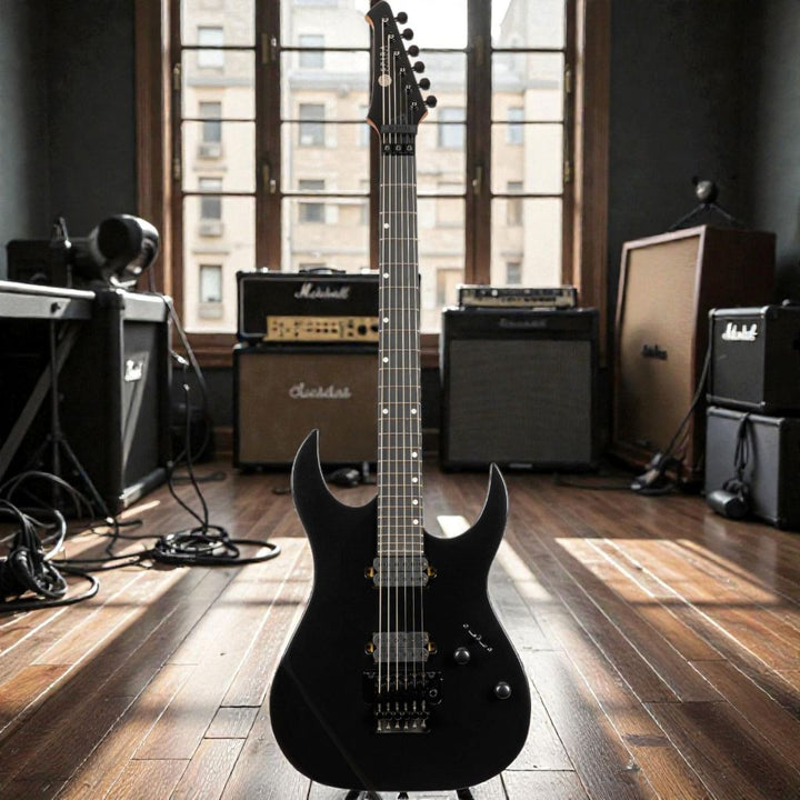 Electric Guitar Spira S-420 BK Black Metallic Free Setup