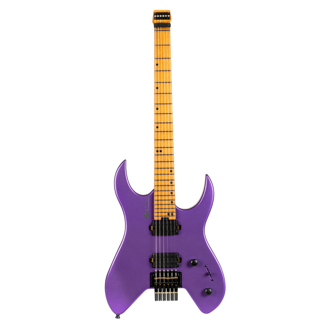 Electric Guitar Spira S-400 Headless Mpp Purple Satin Free Setup