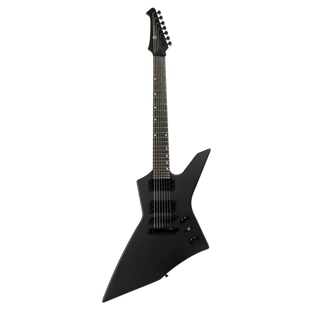 Electric Guitar Spira X-407 Mbk Black Satin 7 STRING Free Setup