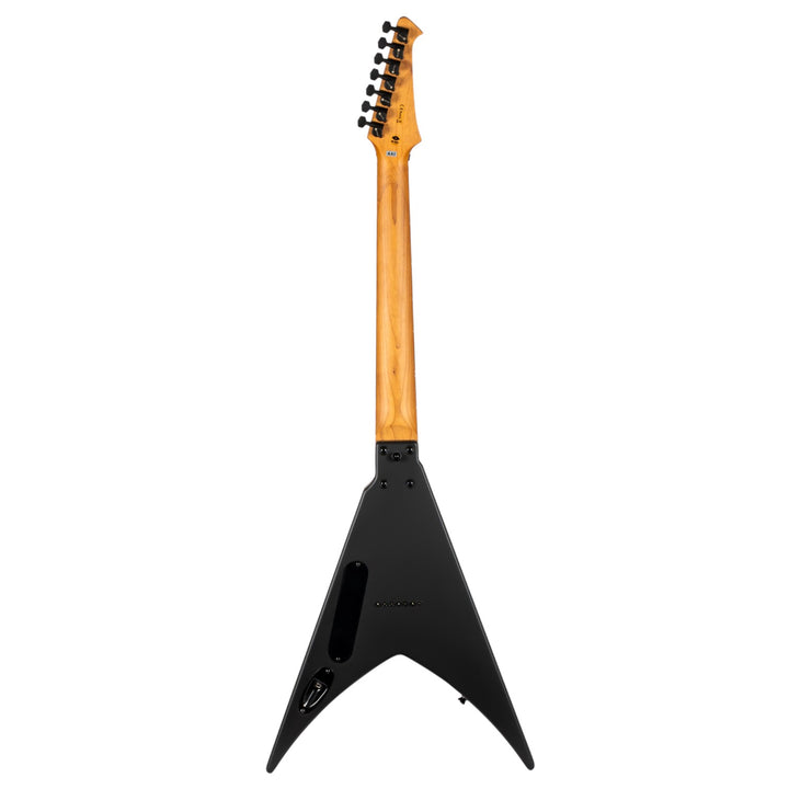 Electric Guitar Spira V-407 Mbk Black Satin 7 STRING Free Setup