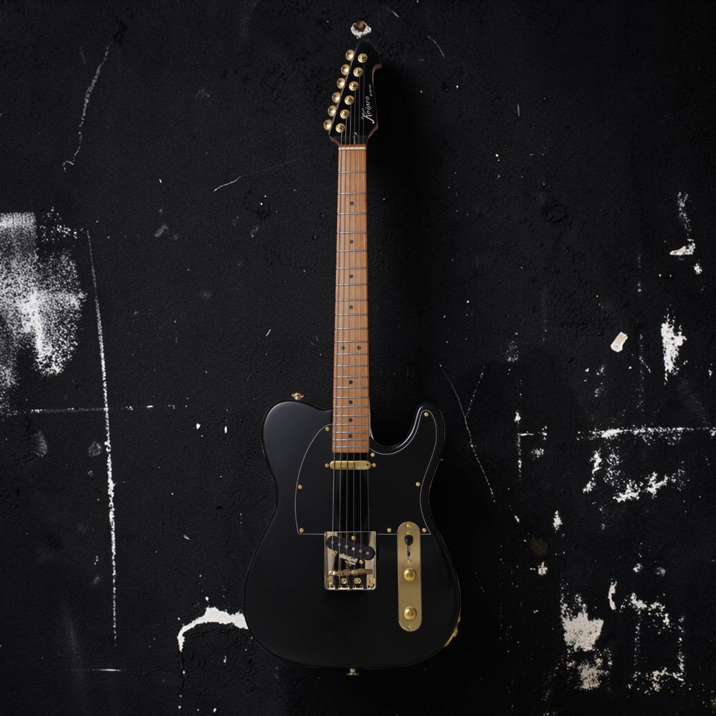 Electric Guitar Keipro Kt-Deluxe-G-M SS Bk Include Gig Bag