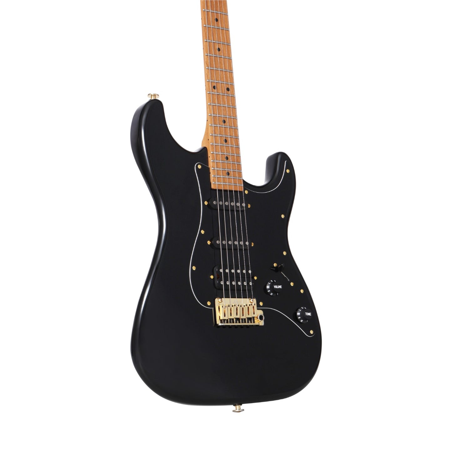 Electric Guitar Keipro Ks-Deluxe-G-M SSH Bk Include Gig Bag