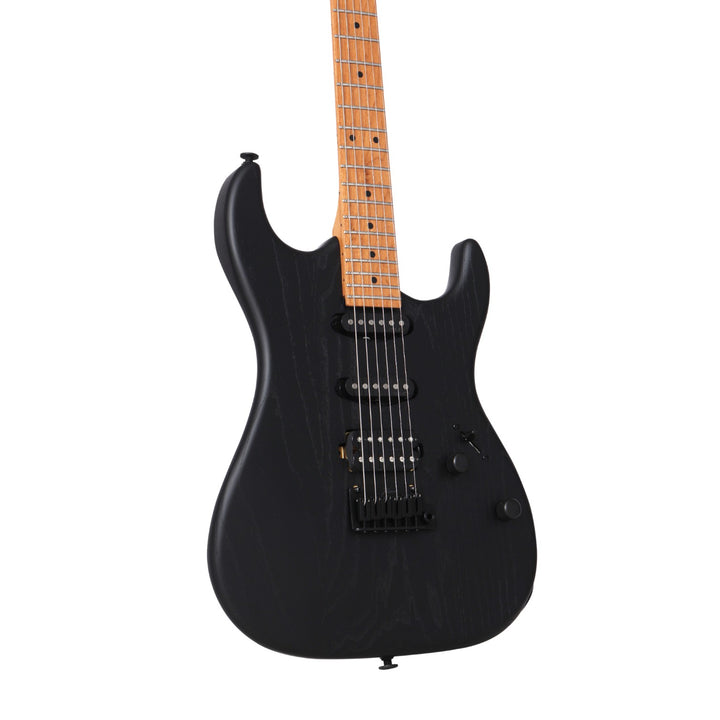 Electric Guitar Keipro Ks-Deluxe-ASH-M Bk SSH Include Gig Bag