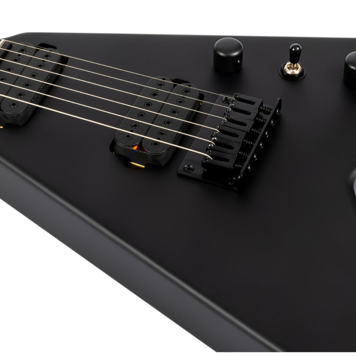 Electric Guitar Spira V-400 MBK Black Satin Free Setup