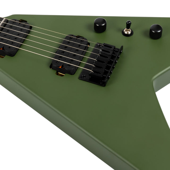 Electric Guitar Spira V-400 MGR Green Satin Free Setup