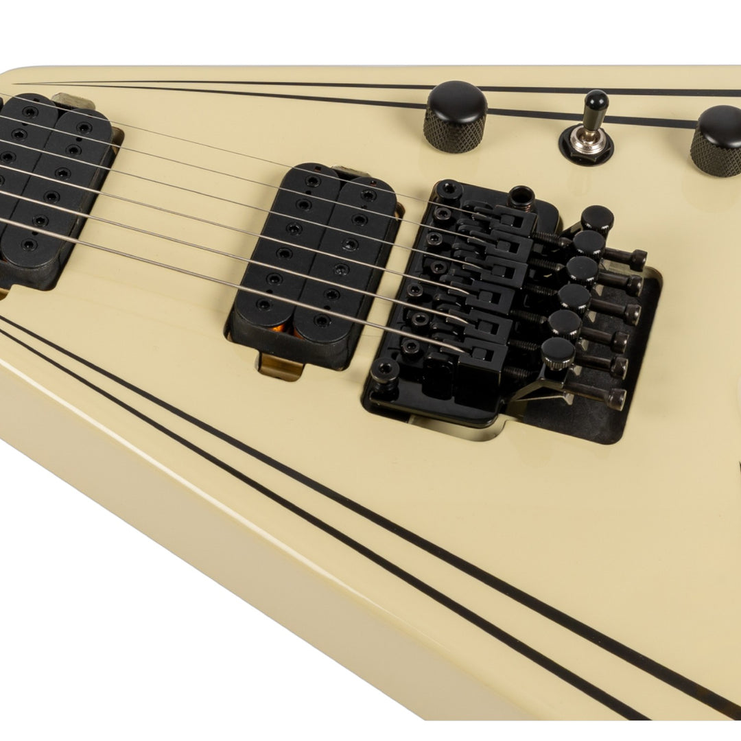 Electric Guitar Spira V-420 AWH Antique White Free Setup
