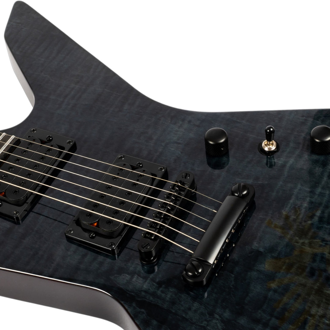 Electric Guitar Spira X-500 TBK E Trans Black Free Setup