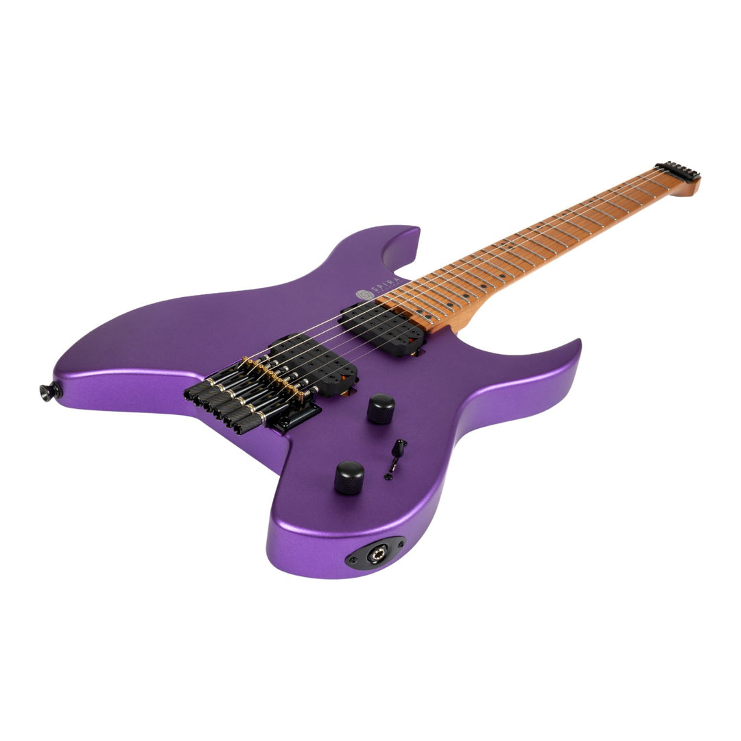 Electric Guitar Spira S-400 Headless Mpp Purple Satin Free Setup