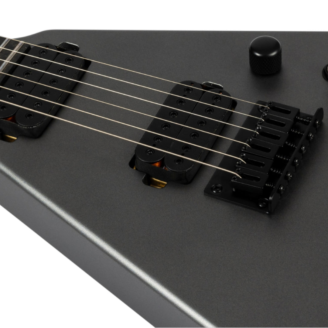 Electric Guitar Spira V-400 MSL Silver Satin Free Setup