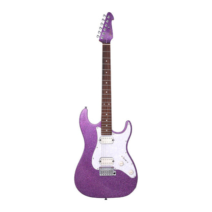 Electric Guitar Keipro Ks-Deluxe-Sparkle HH MV Include Gig Bag