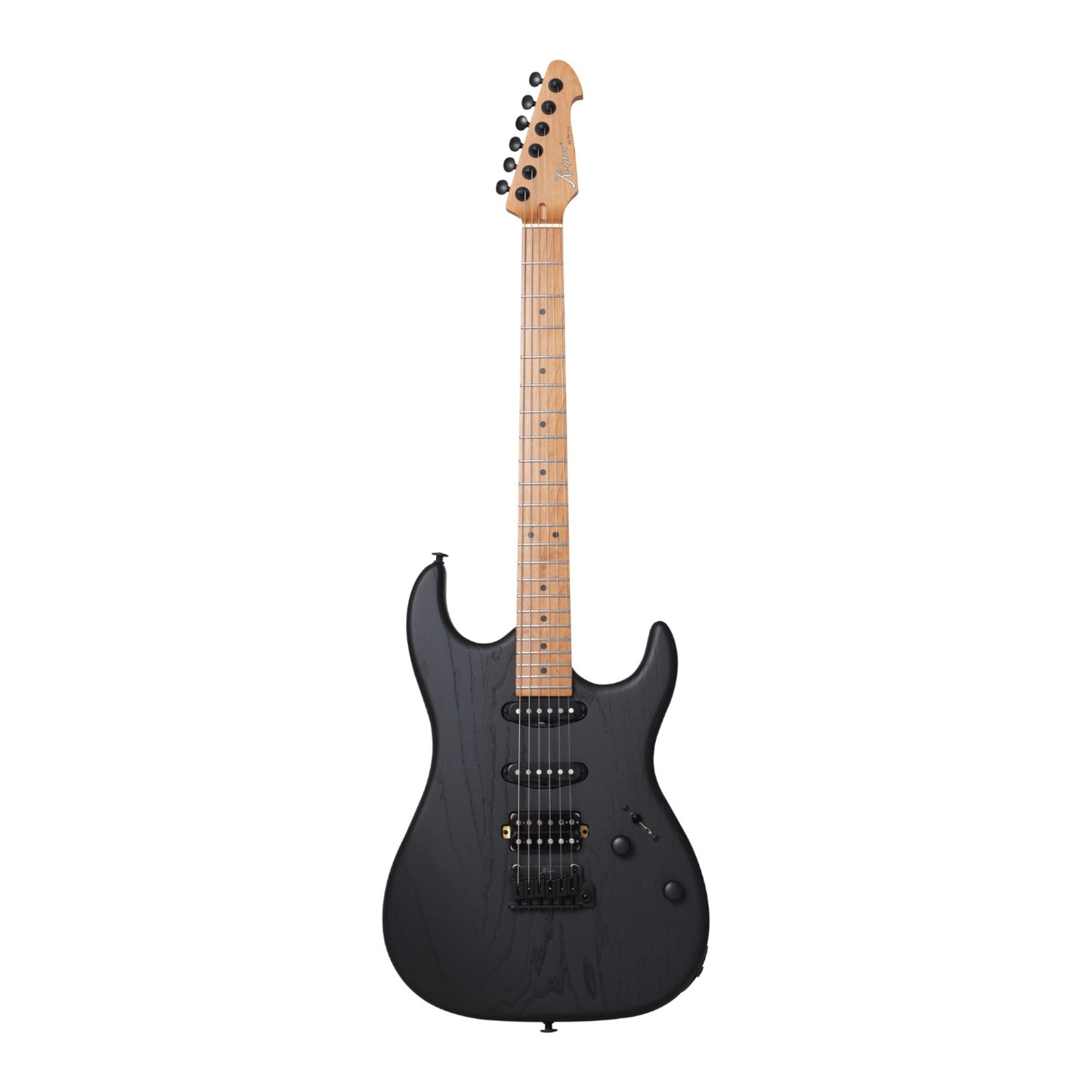 Electric Guitar Keipro Ks-Deluxe-ASH-M Bk SSH Include Gig Bag