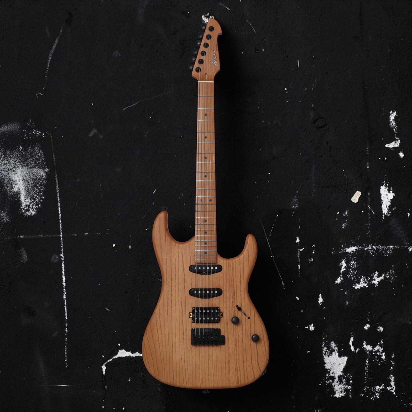 Electric Guitar Keipro Ks-Deluxe-ASH-M Nt SSH Include Gig Bag