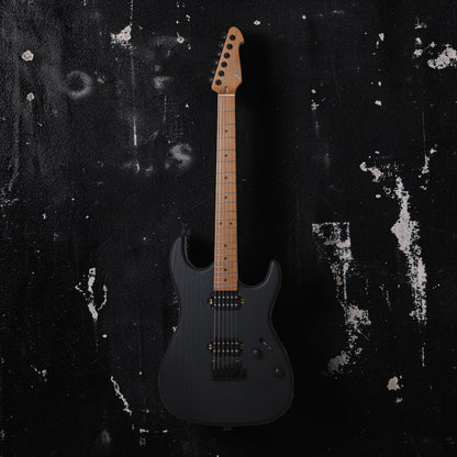 Electric Guitar Keipro Ks-Deluxe-ASH-M Bk H.H Include Gig Bag