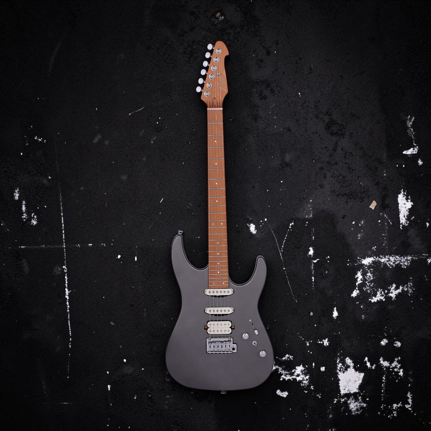 Electric Guitar Keipro Modern SSH Grey Include Gig Bag