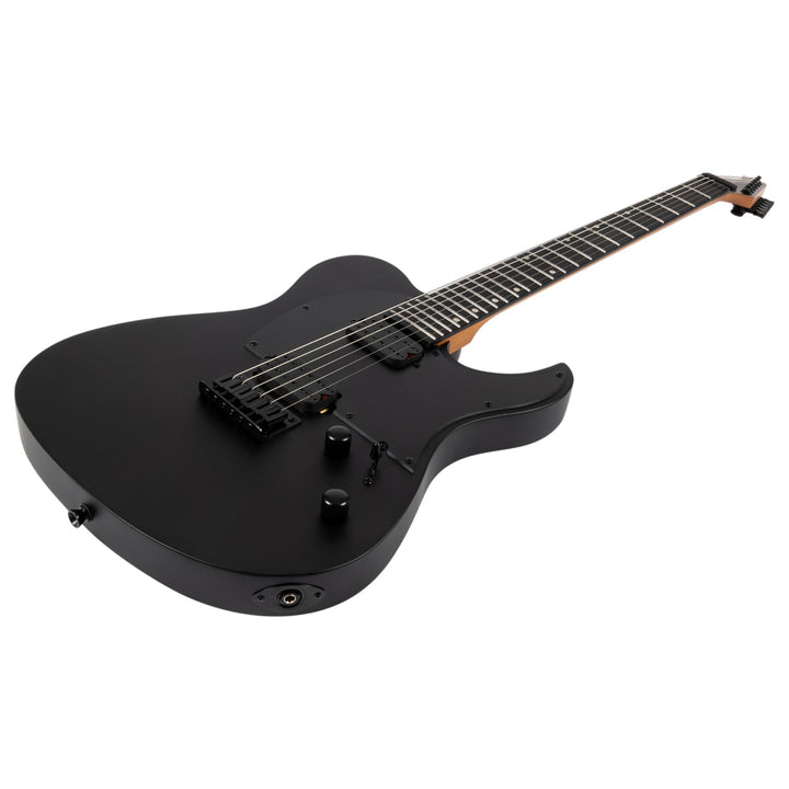 Electric Guitar Spira T-400 Baritone Mbk Black Satin Free Setup