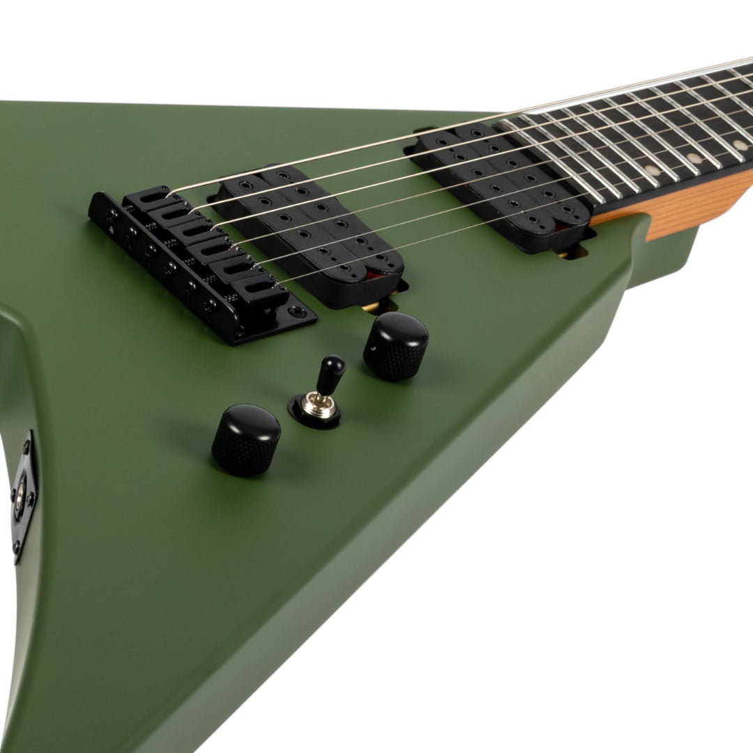 Electric Guitar Spira V-400 MGR Green Satin Free Setup