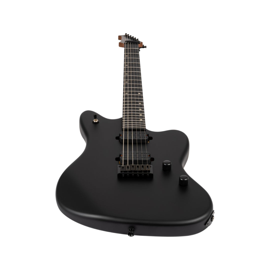 Electric Guitar Spira J-400 Baritone Mbk Black Satin Free Setup