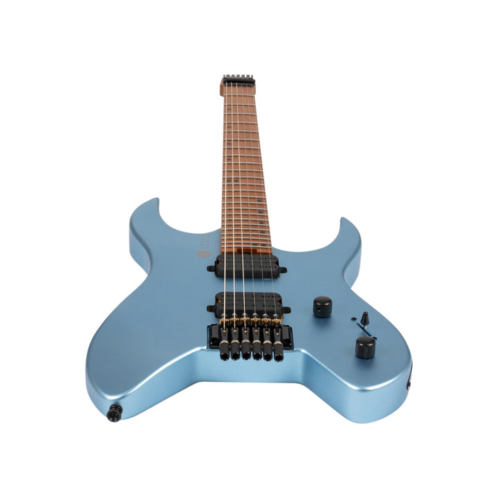 Electric Guitar Spira S-400 Headless Mpb Blue Satin Free Setup