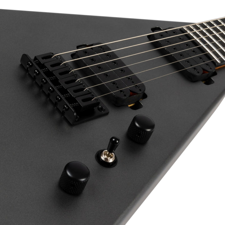 Electric Guitar Spira V-400 MSL Silver Satin Free Setup